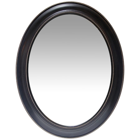 Sonore - H 30 X W 24” Antique Black Decorative Frame Wall Mirror